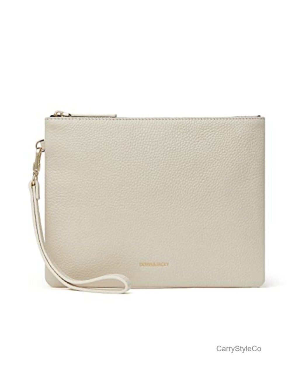 Full Grain Cowhide Leather Wristlet Clutch RFID Wallet Gift Box